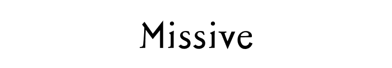 Missive font preview