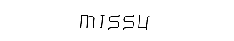 Missu font preview