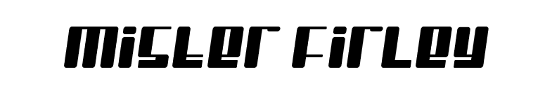 Mister Firley font preview