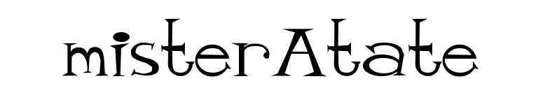 mister_tate font preview