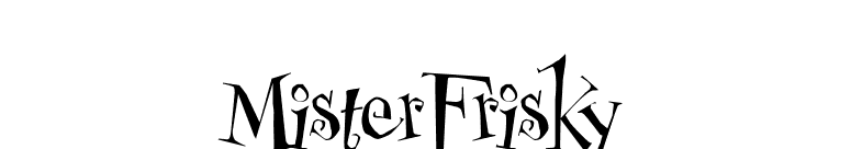 MisterFrisky font preview