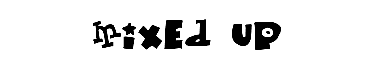 Mixed up font preview