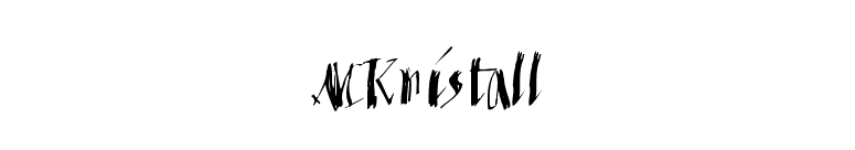 MKristall font preview