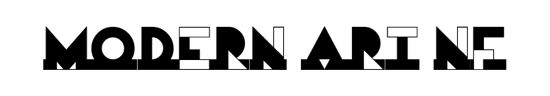 Modern Art NF font preview