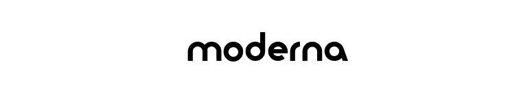 moderna font preview