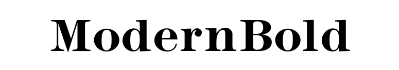ModernBold font preview