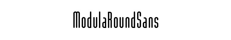 ModulaRoundSans font preview