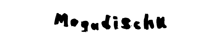 Mogadischu font preview