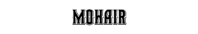 Mohair font preview