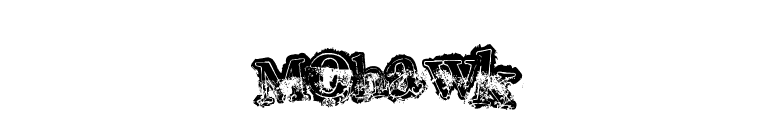 Mohawk font preview