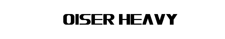 Moiser heavy font preview