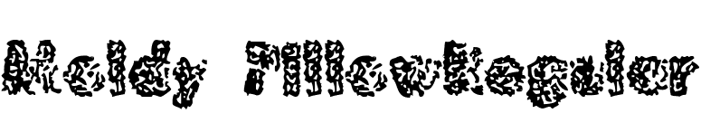 Moldy PillowRegular font preview