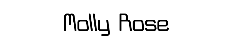 Molly Rose font preview
