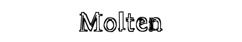 Molten font preview