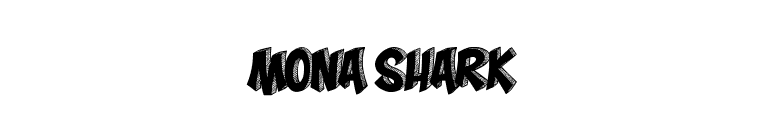 Mona Shark font preview