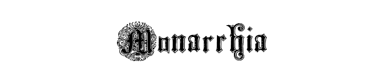 Monarchia font preview