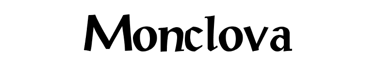 Monclova font preview