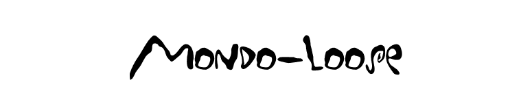 Mondo-Loose font preview