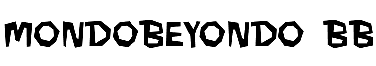 MondoBeyondo BB font preview