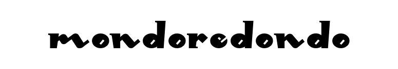 MondoRedondo font preview