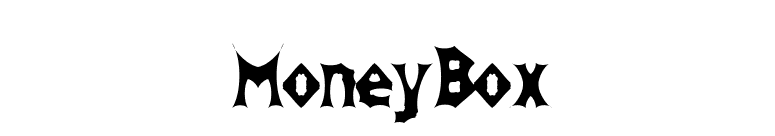 MoneyBox font preview