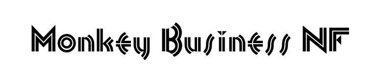 Monkey Business NF font preview