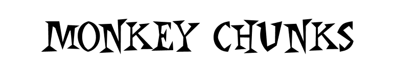 Monkey Chunks font preview