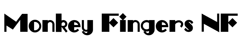 Monkey Fingers NF font preview