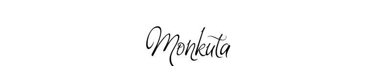 Monkuta font preview