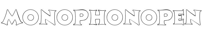 MonophonOpen font preview