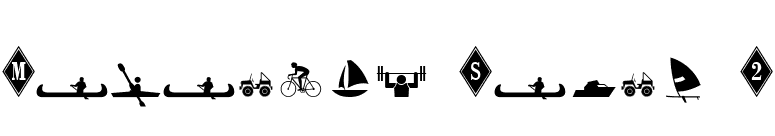 Monotype Sorts 2 font preview