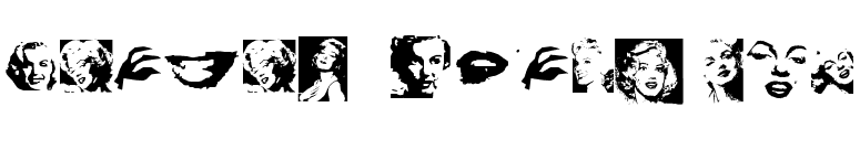 Monroe Dingbats font preview