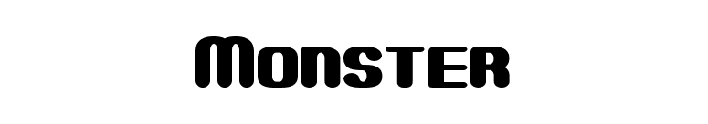 Monster font preview