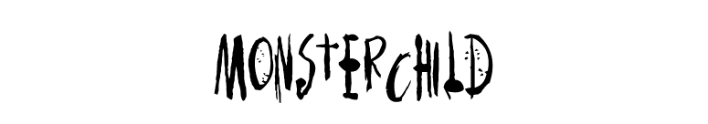 Monsterchild font preview