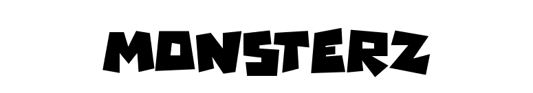 Monsterz font preview