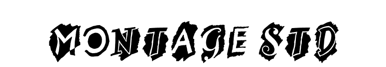 Montage Std font preview