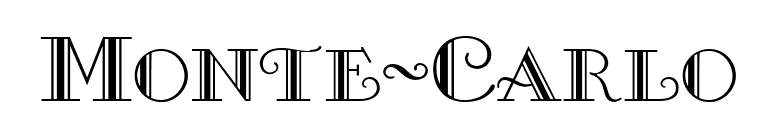 Monte-Carlo font preview