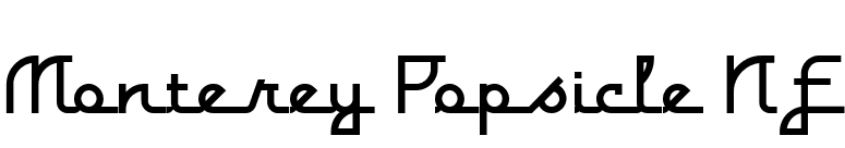 Monterey Popsicle NF font preview