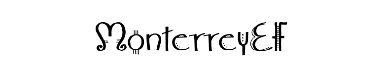 MonterreyEF font preview