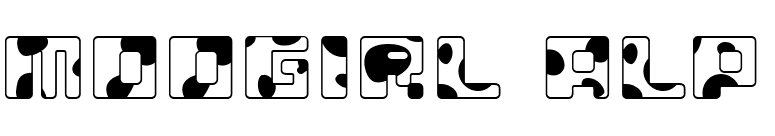 MOOGIRL ALP font preview