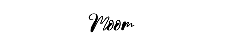 Moom font preview