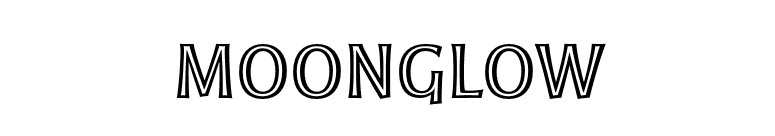 Moonglow font preview