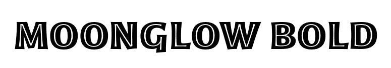 Moonglow Bold font preview