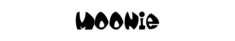 moonie font preview