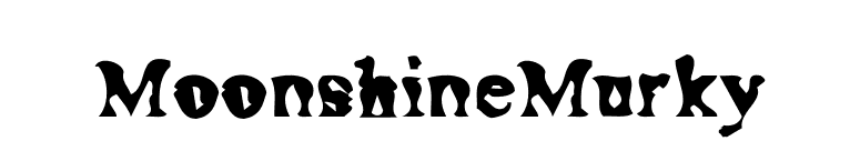 MoonshineMurky font preview