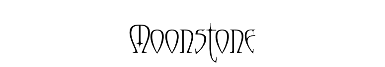 Moonstone font preview