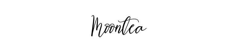Moontea font preview