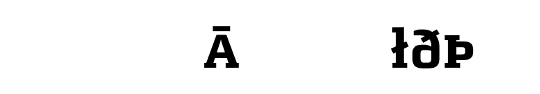 MorganAvec BoldPi font preview