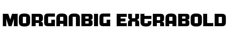 MorganBig Extrabold font preview