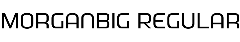 MorganBig Regular font preview